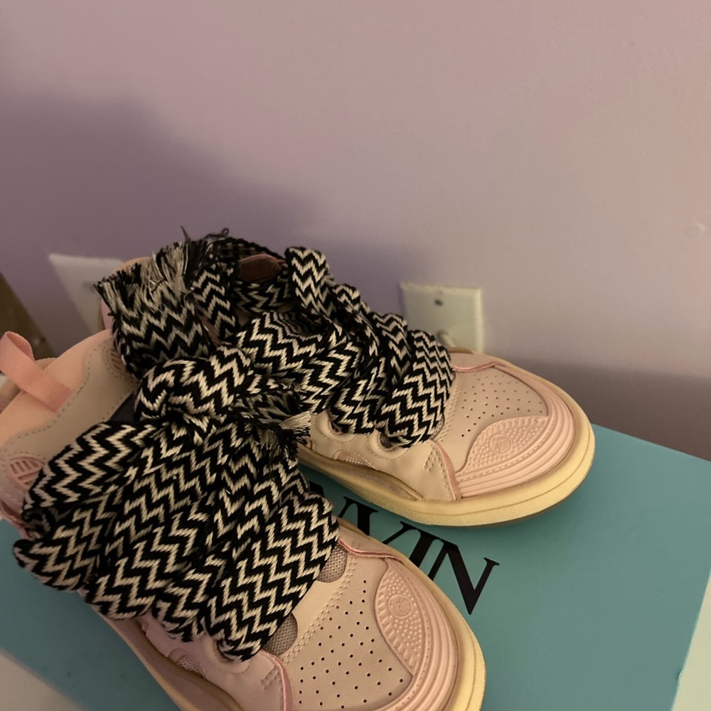 Lanvin Pink and Black Women's Shoes